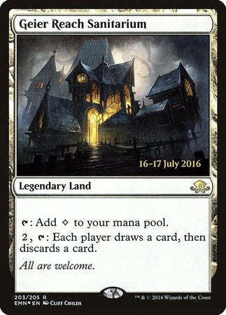 Geier Reach Sanitarium [Eldritch Moon Promos] | Magic Magpie