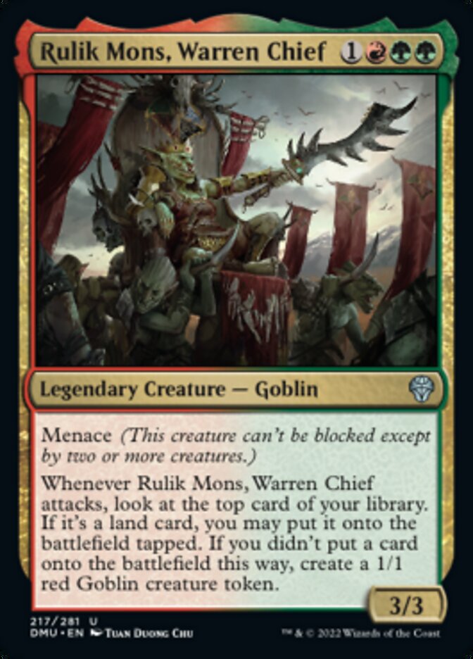 Rulik Mons, Warren Chief [Dominaria United] | Magic Magpie