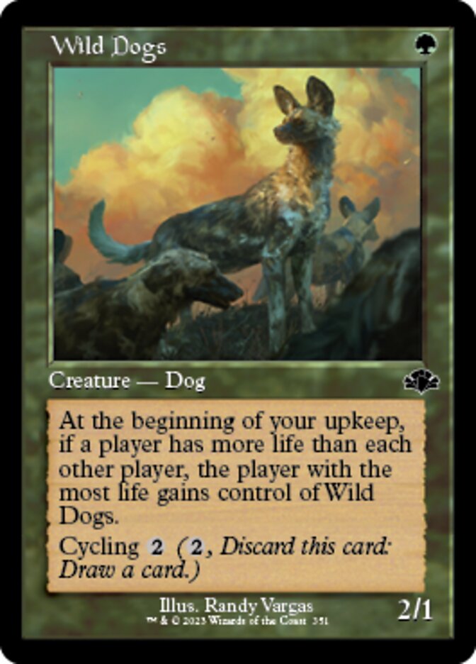 Wild Dogs (Retro) [Dominaria Remastered] | Magic Magpie