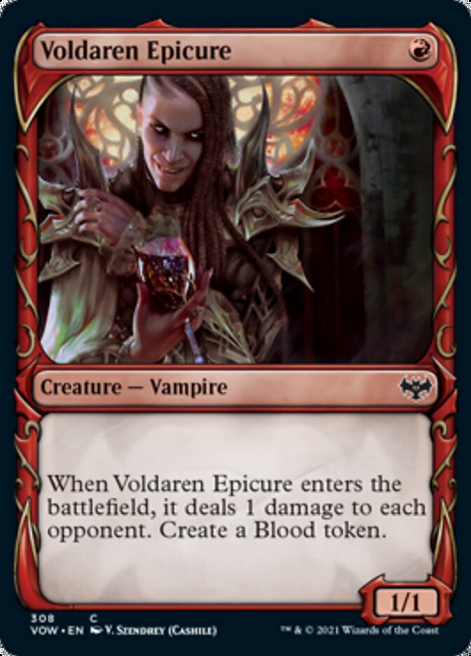 Voldaren Epicure (Showcase Fang Frame) [Innistrad: Crimson Vow] | Magic Magpie