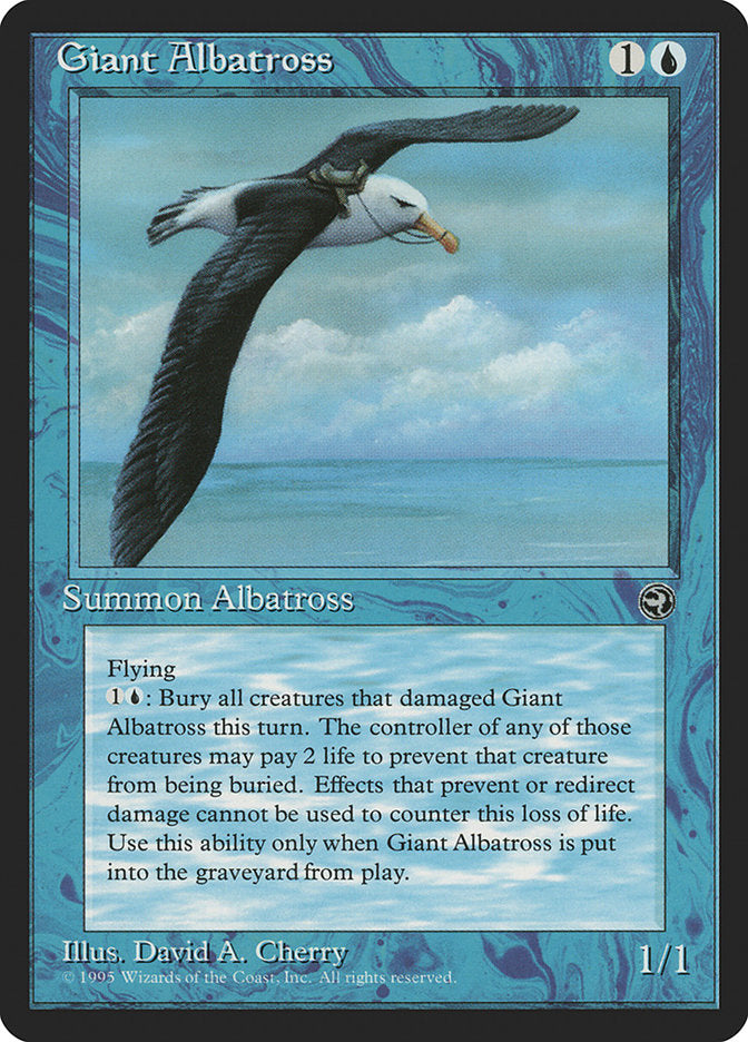 Giant Albatross (Empty Ocean) [Homelands] | Magic Magpie