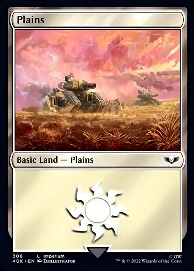 Plains (306) [Universes Beyond: Warhammer 40,000] | Magic Magpie