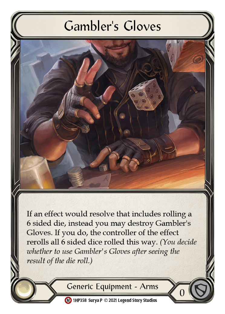 Gambler's Gloves [1HP358] (History Pack 1) | Magic Magpie