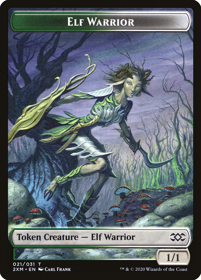 Elf Warrior Token [Double Masters] | Magic Magpie