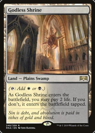 Godless Shrine [Ravnica Allegiance] | Magic Magpie