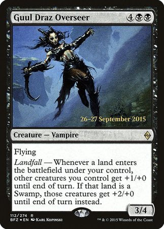 Guul Draz Overseer [Battle for Zendikar Promos] | Magic Magpie