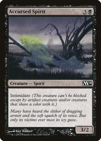 Accursed Spirit [Magic 2014] | Magic Magpie