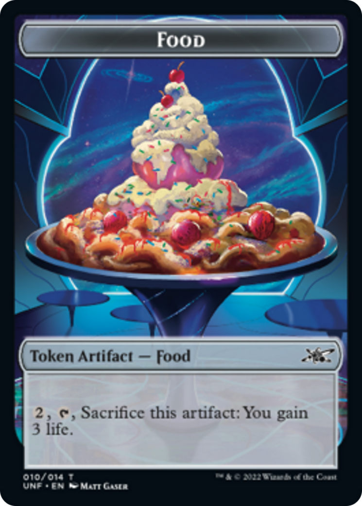 Zombie Employee // Food (010) Double-sided Token [Unfinity Tokens] | Magic Magpie