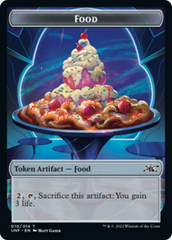 Teddy Bear // Food (010) Double-sided Token [Unfinity Tokens] | Magic Magpie