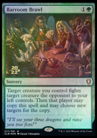 Barroom Brawl [Commander Legends: Battle for Baldur's Gate Prerelease Promos] | Magic Magpie