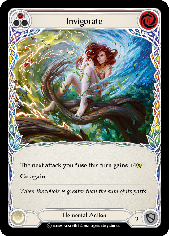 Invigorate (Red) [U-ELE103] Unlimited Rainbow Foil | Magic Magpie