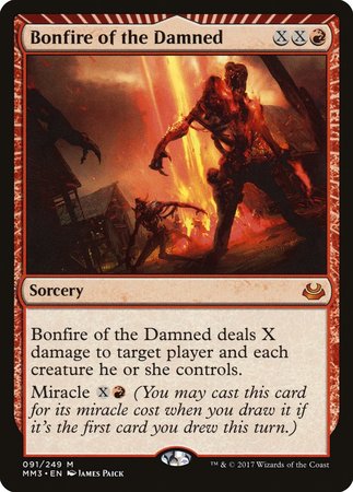 Bonfire of the Damned [Modern Masters 2017] | Magic Magpie