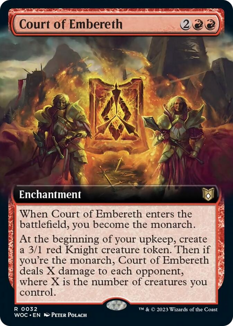 Court of Embereth (Extended Art) [Wilds of Eldraine Commander] | Magic Magpie