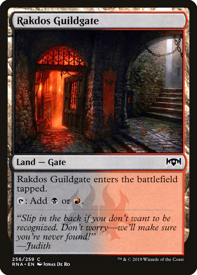 Rakdos Guildgate (256/259) [Ravnica Allegiance] | Magic Magpie