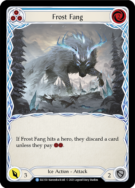 Frost Fang (Blue) [ELE150] (Tales of Aria)  1st Edition Normal | Magic Magpie