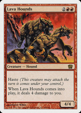 Lava Hounds [Eighth Edition] | Magic Magpie