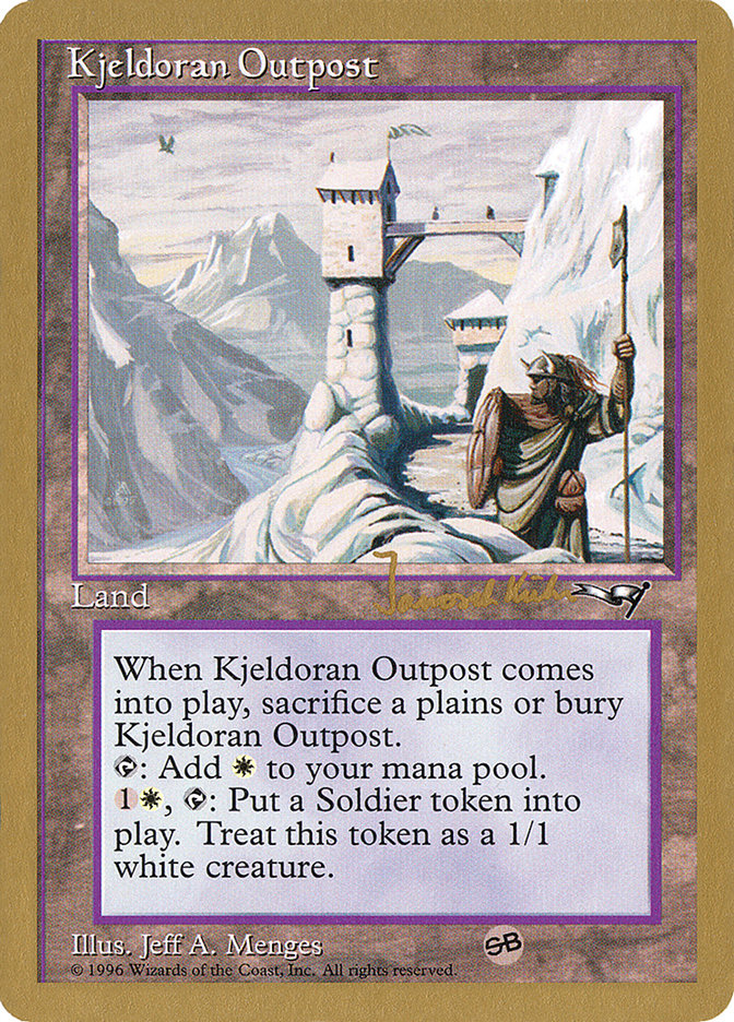 Kjeldoran Outpost (Janosch Kuhn) [World Championship Decks 1997] | Magic Magpie