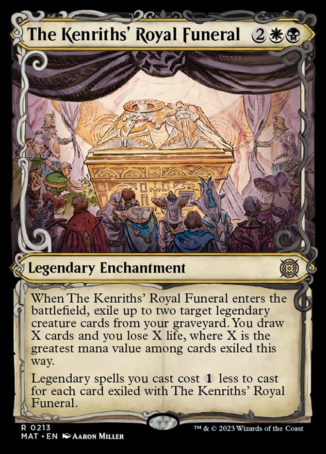 The Kenriths' Royal Funeral (Showcase Halo Foil) [March of the Machine: The Aftermath] | Magic Magpie