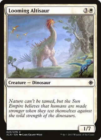 Looming Altisaur [Ixalan] | Magic Magpie