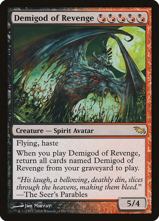 Demigod of Revenge [Shadowmoor] | Magic Magpie