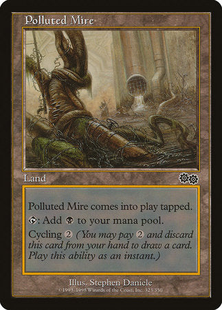 Polluted Mire [Urza's Saga] | Magic Magpie