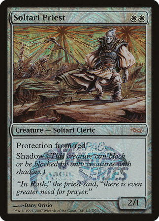 Soltari Priest (APAC Series) [Junior APAC Series] | Magic Magpie