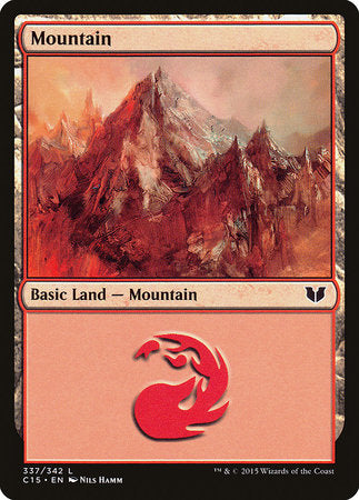 Mountain (337) [Commander 2015] | Magic Magpie