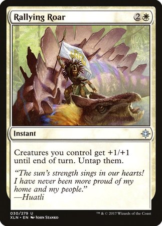 Rallying Roar [Ixalan] | Magic Magpie