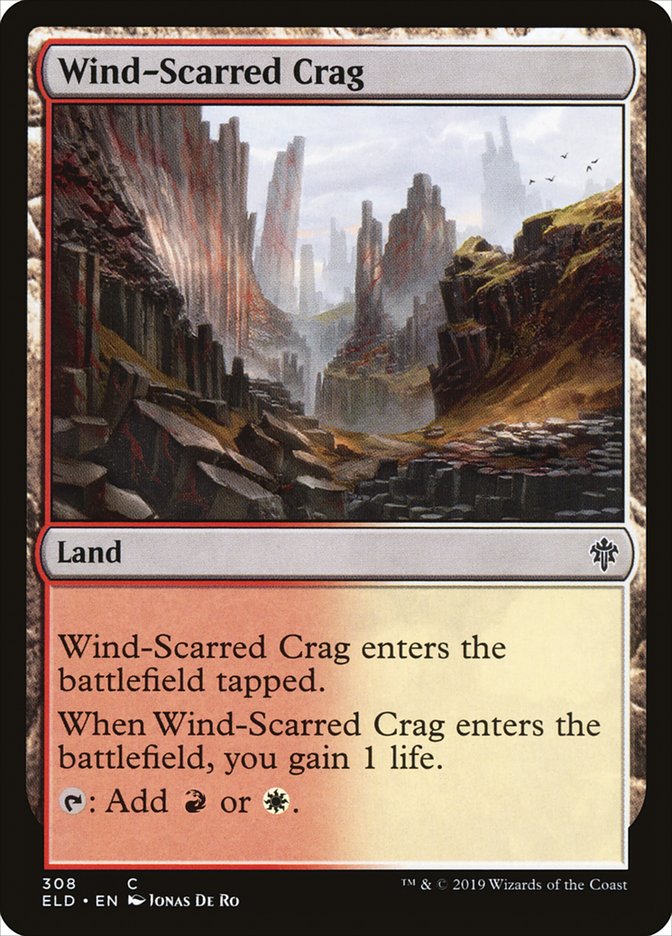 Wind-Scarred Crag [Throne of Eldraine] | Magic Magpie