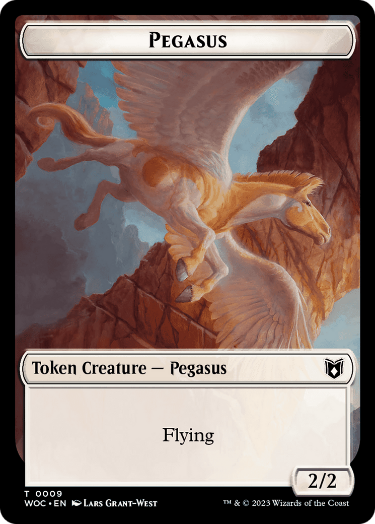 Pirate // Pegasus Double-Sided Token [Wilds of Eldraine Commander Tokens] | Magic Magpie