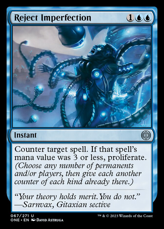Reject Imperfection [Phyrexia: All Will Be One] | Magic Magpie