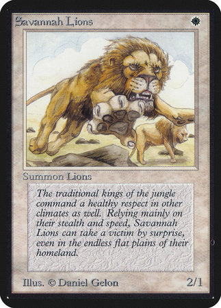 Savannah Lions [Limited Edition Alpha] | Magic Magpie