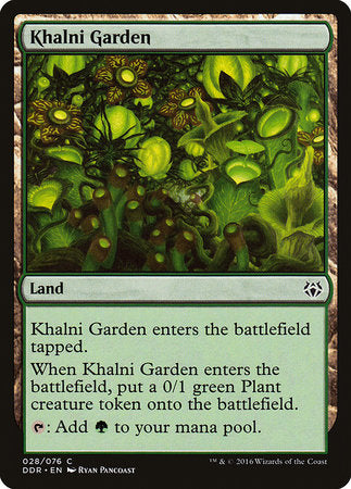 Khalni Garden [Duel Decks: Nissa vs. Ob Nixilis] | Magic Magpie