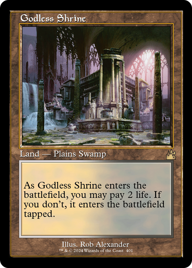 Godless Shrine (Retro) [Ravnica Remastered] | Magic Magpie