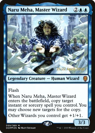 Naru Meha, Master Wizard [Dominaria Promos] | Magic Magpie