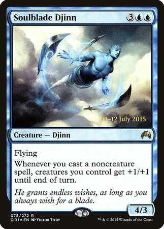 Soulblade Djinn [Magic Origins Promos] | Magic Magpie
