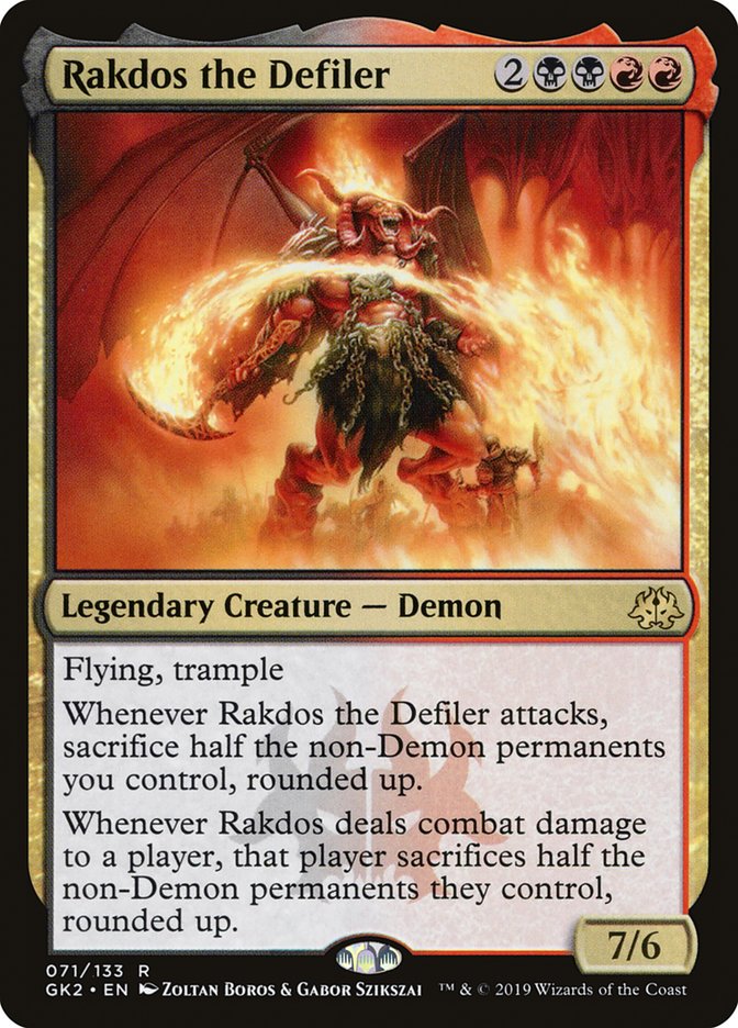 Rakdos the Defiler [Ravnica Allegiance Guild Kit] | Magic Magpie