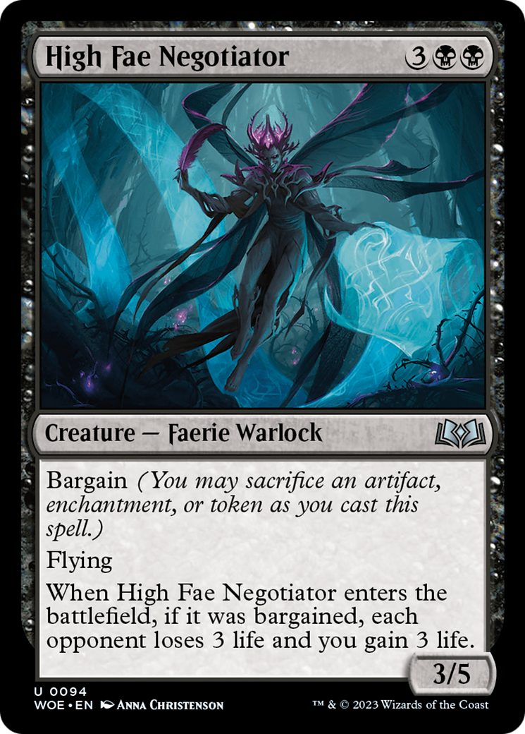 High Fae Negotiator [Wilds of Eldraine] | Magic Magpie