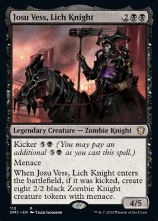 Josu Vess, Lich Knight [Dominaria United Commander] | Magic Magpie