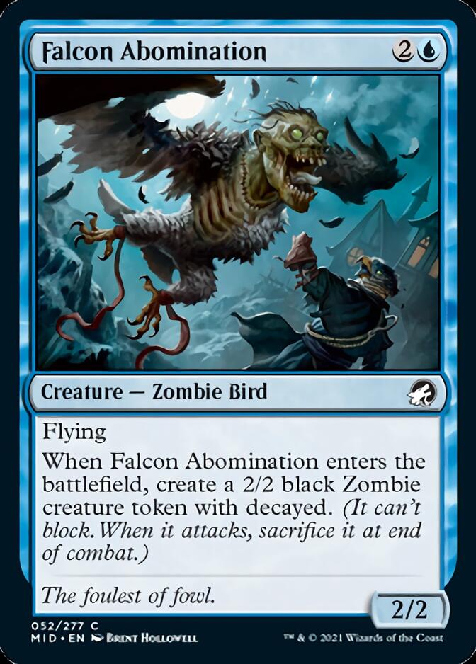 Falcon Abomination [Innistrad: Midnight Hunt] | Magic Magpie