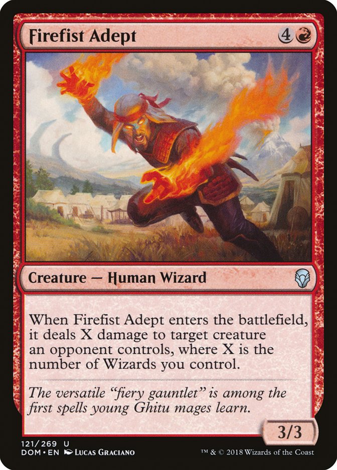 Firefist Adept [Dominaria] | Magic Magpie