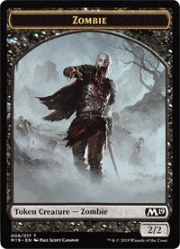 Zombie // Goblin Double-sided Token (Game Night) [Core Set 2019 Tokens] | Magic Magpie