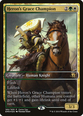 Heron's Grace Champion [Eldritch Moon Promos] | Magic Magpie