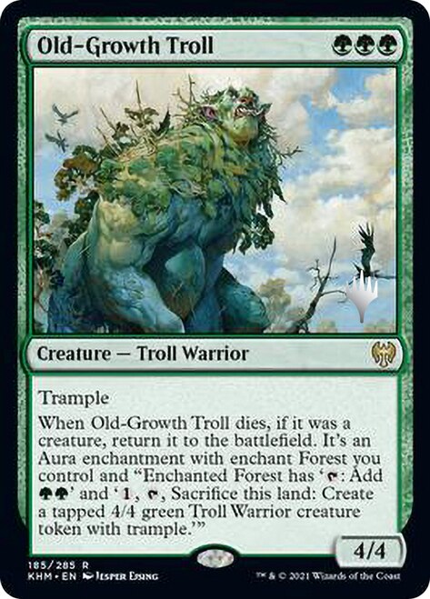 Old-Growth Troll [Kaldheim Promo Pack] | Magic Magpie