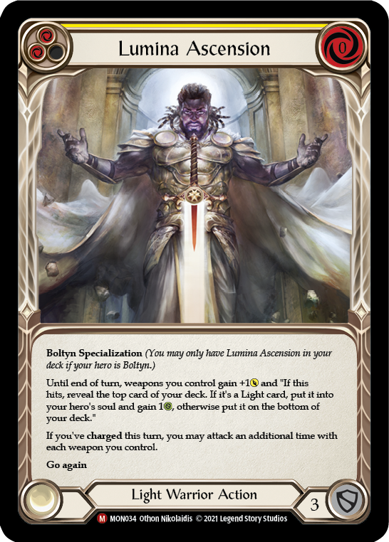 Lumina Ascension [MON034] 1st Edition Normal | Magic Magpie