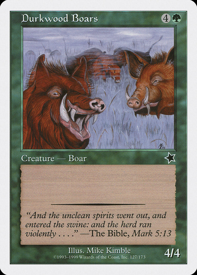 Durkwood Boars [Starter 1999] | Magic Magpie