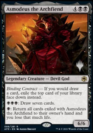 Asmodeus the Archfiend (Promo Pack) [Dungeons & Dragons: Adventures in the Forgotten Realms Promos] | Magic Magpie