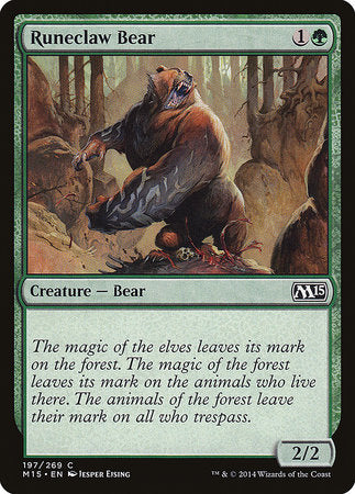 Runeclaw Bear [Magic 2015] | Magic Magpie