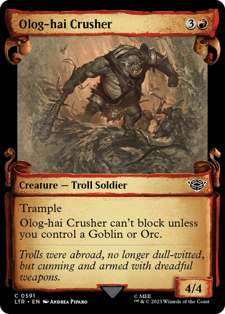 Olog-Hai Crusher [The Lord of the Rings: Tales of Middle-Earth Showcase Scrolls] | Magic Magpie