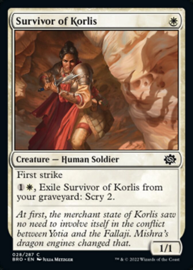 Survivor of Korlis [The Brothers' War] | Magic Magpie